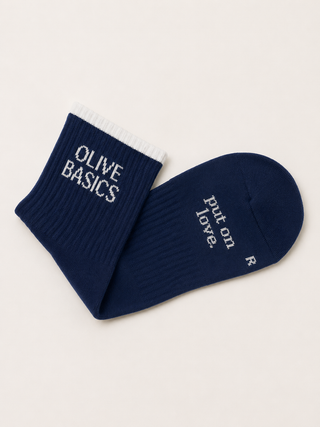 Cloudy Grip Socks in Organic Cotton
