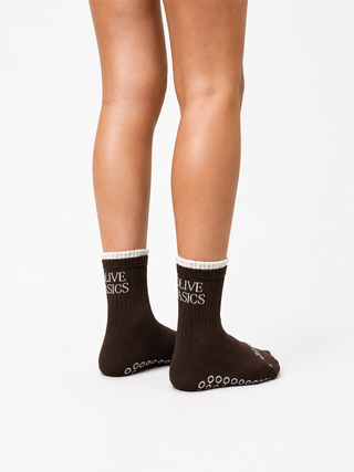 Cloudy Grip Socks in Organic Cotton
