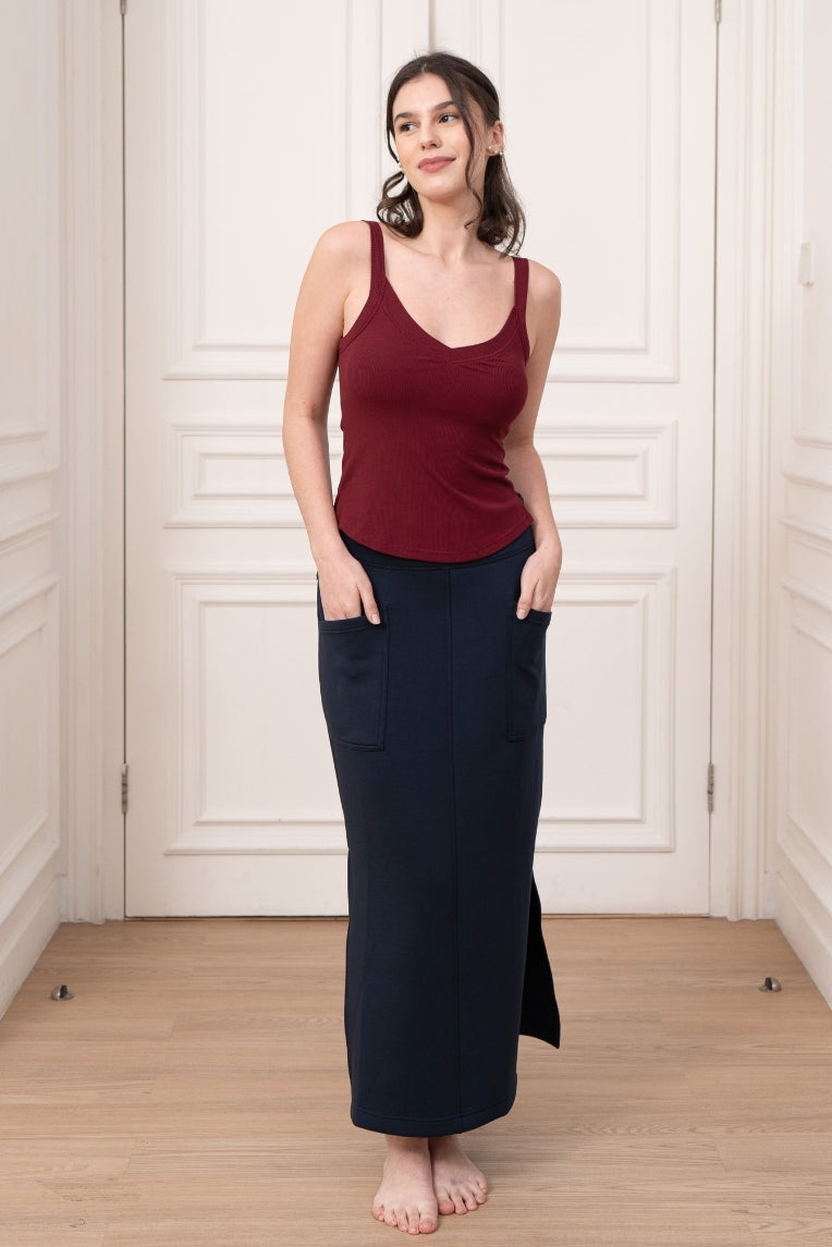 Michal Reversible Maxi Skirt