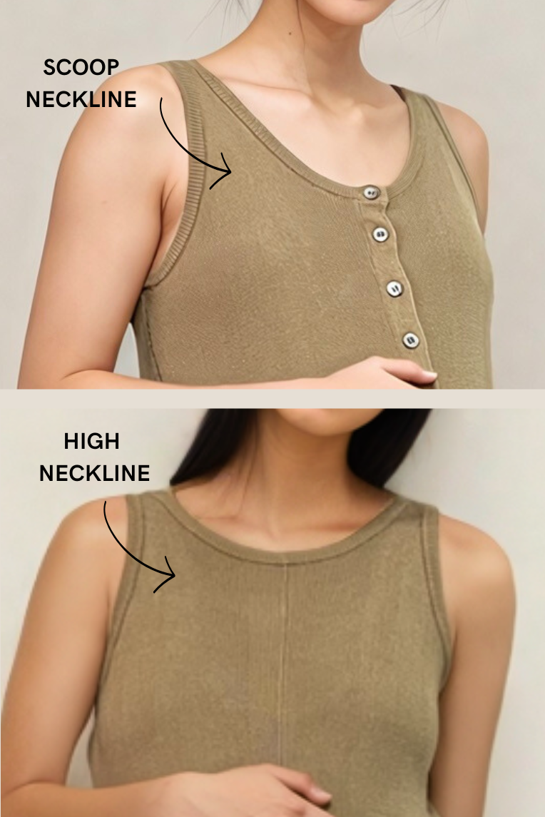 Sarah Reversible Button Tank